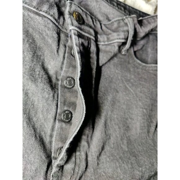 Old Navy Extra High-Rise Kicker Boot-Cut Button-Fly Black Jeans 18 - Picture 6 of 6